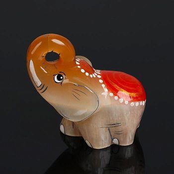 Сувенир "Слон индийский", 6,5x,65 см, селенит