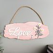 Крючки декоративные дерево "Ромашки - Love" 11,5х29,5х2,5 см