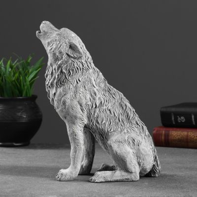 Сувенир "Волк воет большой" 24см