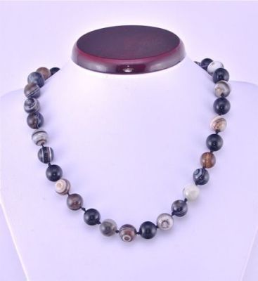 Бусы Агат "Классика № 12" арт. НАГ-1(12)-48-3