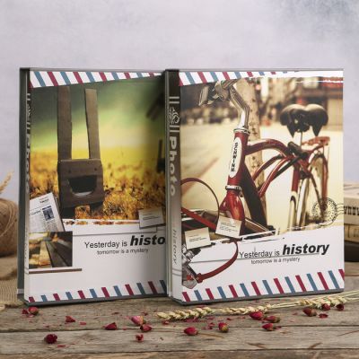 Фотоальбом на 100 фото 13х18 см "Ретро" в коробке МИКС 29,5х23х5,5 см