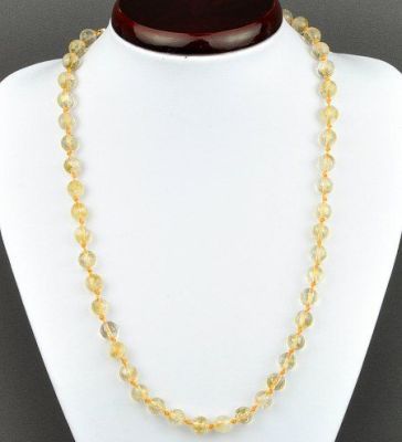 Бусы Цитрин "Априори №8" арт.НЦТ-2.1(8)-52-1