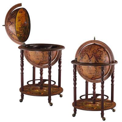 Глобус-бар напольный №3, диаметр 45 см, высота 97 см