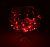 Гирлянда "Метраж" уличная, комнатная (Д: 20 м, нить белая, красный)