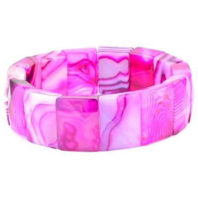 Браслет Агат "Энигма" арт. бНАГ-15(15-20)-17-21