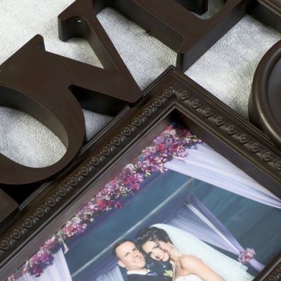 Фоторамка-Коллаж  "Любовь" на 3 фото, венге