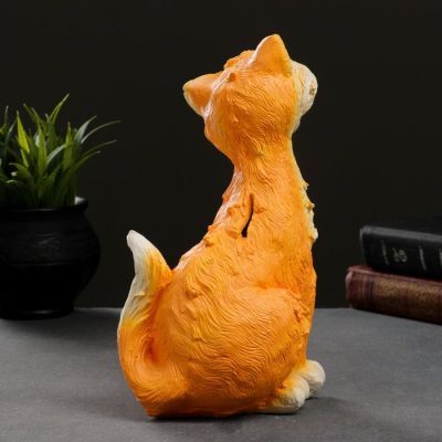Копилка "Кот- мартовский" рыжий, 25х15х15см