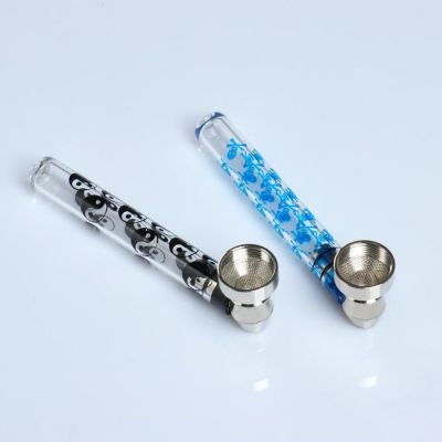 Трубка курительная "Амстердам" 5 сеточек, 12.5х4  см, микс