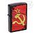 Зажигалка ZIPPO 218 Серп и Молот с покрытием Black Matte