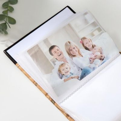 Фотоальбом "Карта" на 100 фото 10х15 см, 12,5х5х17 см.  ПП карм.