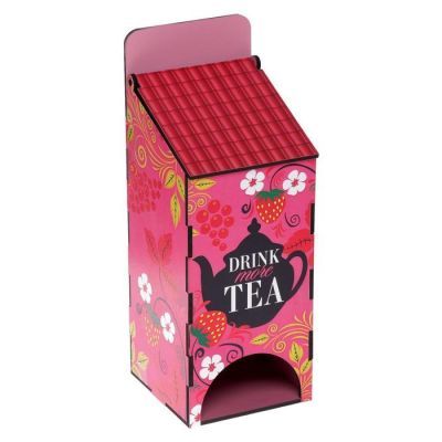 Органайзер для чая "Розовый" 255х113х136 мм