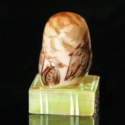 Сувенир «Совенок на книге», 3,5×5 см, селенит