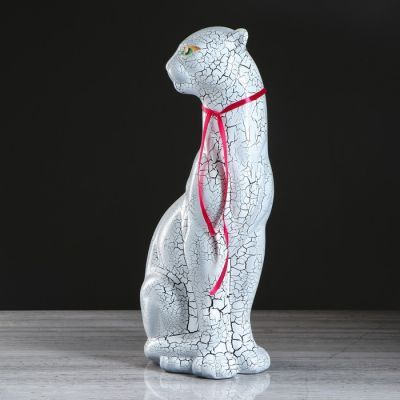 Копилка "Пантера", покрытие лак, белая, 50 см