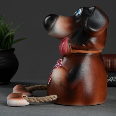 Копилка "Собака Улыбака - Замутим счастье" 21 см