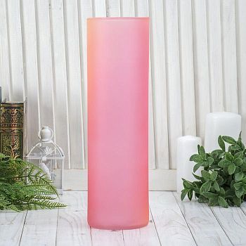 Ваза "Трубка" матов. 35см МИКС