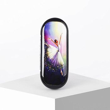 Футляр для очков, отдел на клапане, цвет МИКС