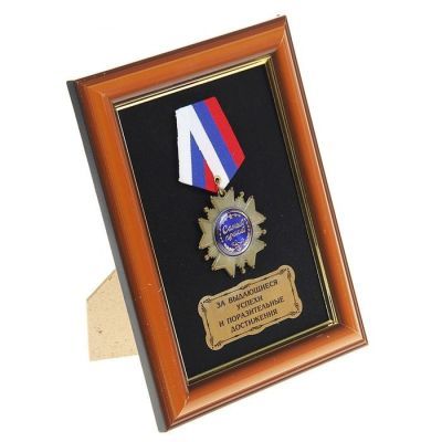 Орден в рамке "Самый лучший" (20 х 15 см)