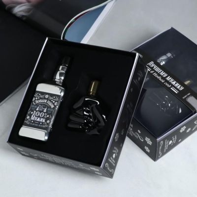 Набор «Крутой мужик» гель для душа виски, парфюм кулак