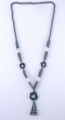 Бусы Гематит "Кольца Сатурна 2" арт. П331