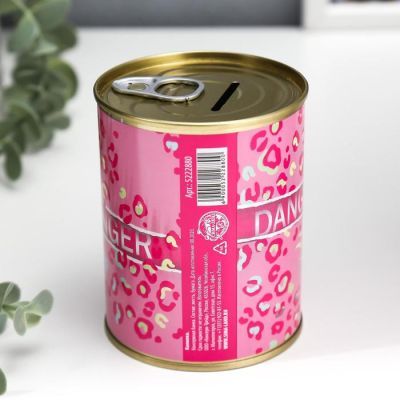 Копилка-банка металл "Danger beauty"