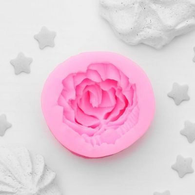 Молд силиконовый «Роза», 4,5×2 см, цвет МИКС
