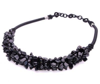 Колье Агат "Аквилегия" П3109