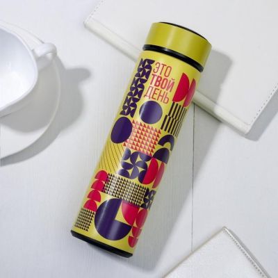 Термос "Это твой день" 500 мл, сохраняет тепло 12 ч