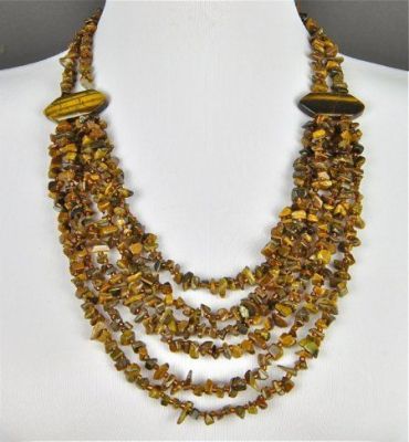 Бусы Тигровый Глаз "Богемия" арт.П2454