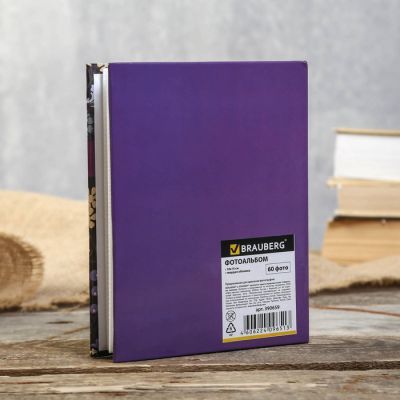 Фотоальбом BRAUBERG на 60 фотографий 10х15 см "Нежность" МИКС