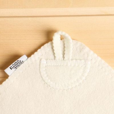 Банный набор вышивка шапка, коврик и рукавица "100% Мужик"