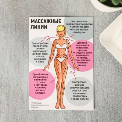 Набор с массажером «Моё тело», фиолетовый, 16 х 24 см