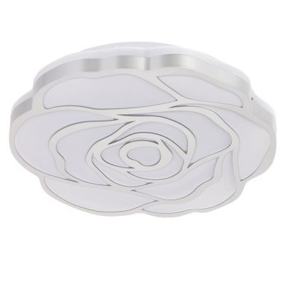 Светильник с ПДУ 670515N LED 48Вт 3 режима 3000-6000К диммер серебро 38х38х6 см