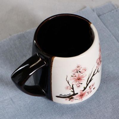 Кружка "Треуголка", деколь, весна, 0.4 л, микс