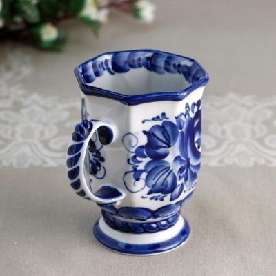 Бокал "Столичный", 350 мл, гжель