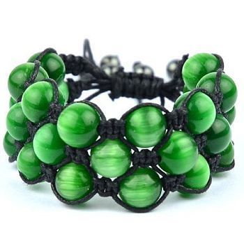 Браслет Кошачий глаз "Шамбала 10-3" арт. бП1821