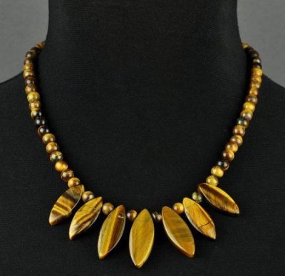 Бусы Тигровый Глаз "Соловушка" арт.П2663