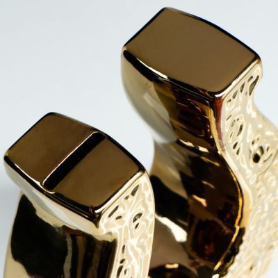 Копилка "Подкова'', булат, золотистый цвет, 21 см