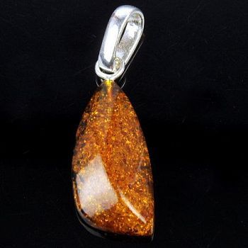 Кулон Янтарь "Золотой дождь" арт.ЯК-017