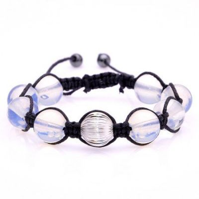 Браслет Лунный камень "Шамбалла 12" арт. бП1424