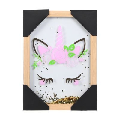 Интерьерная рамка с шейкером "Единорог"