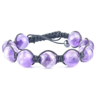 Браслет Аметист "Шамбалла 12" арт. бП1862