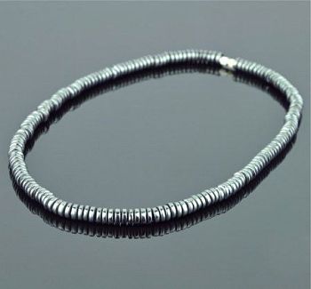 Бусы Гематит "Гаечка" арт. П3264