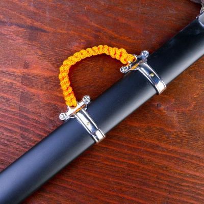 Сувенирная сабля, ножны черные с серебром, клинок 74 см