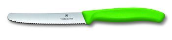 Нож для томатов и сосисок Victorinox SwissClassic, зелёный (арт-6.7836.l114)