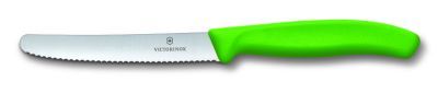 Нож для томатов и сосисок Victorinox SwissClassic, зелёный (арт-6.7836.l114)