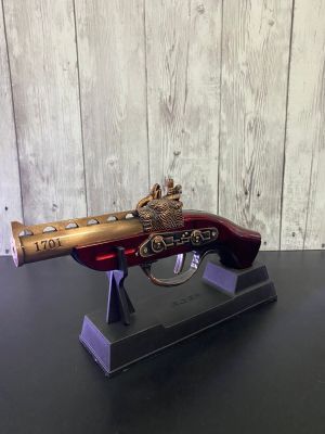 Зажигалка «Мушкет, с головой тигра», газовая
