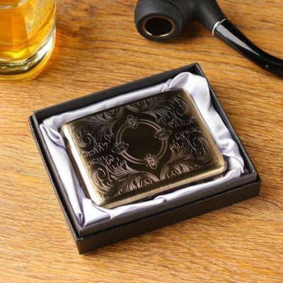 Портсигар "Марокко", 9.3х8,2х1,7 см .цвет микс