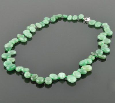 Колье Нефрит "Бабочка" арт. П3177