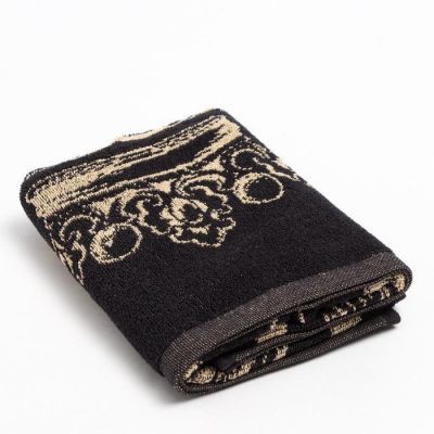 Полотенце именное махровое Этель "Артем" чёрный, 50х90см, 100% хлопок, 420гр/м2