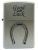 Зажигалка ZIPPO 205 Horse Shoe с покрытием Satin Chrome